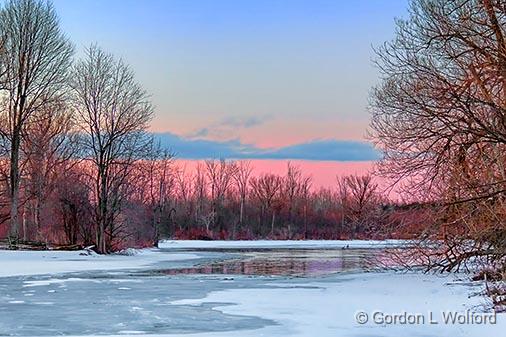 Thawing Irish Creek At Sunrise_34371.jpg - Photographed at Jasper, Ontario, Canada.